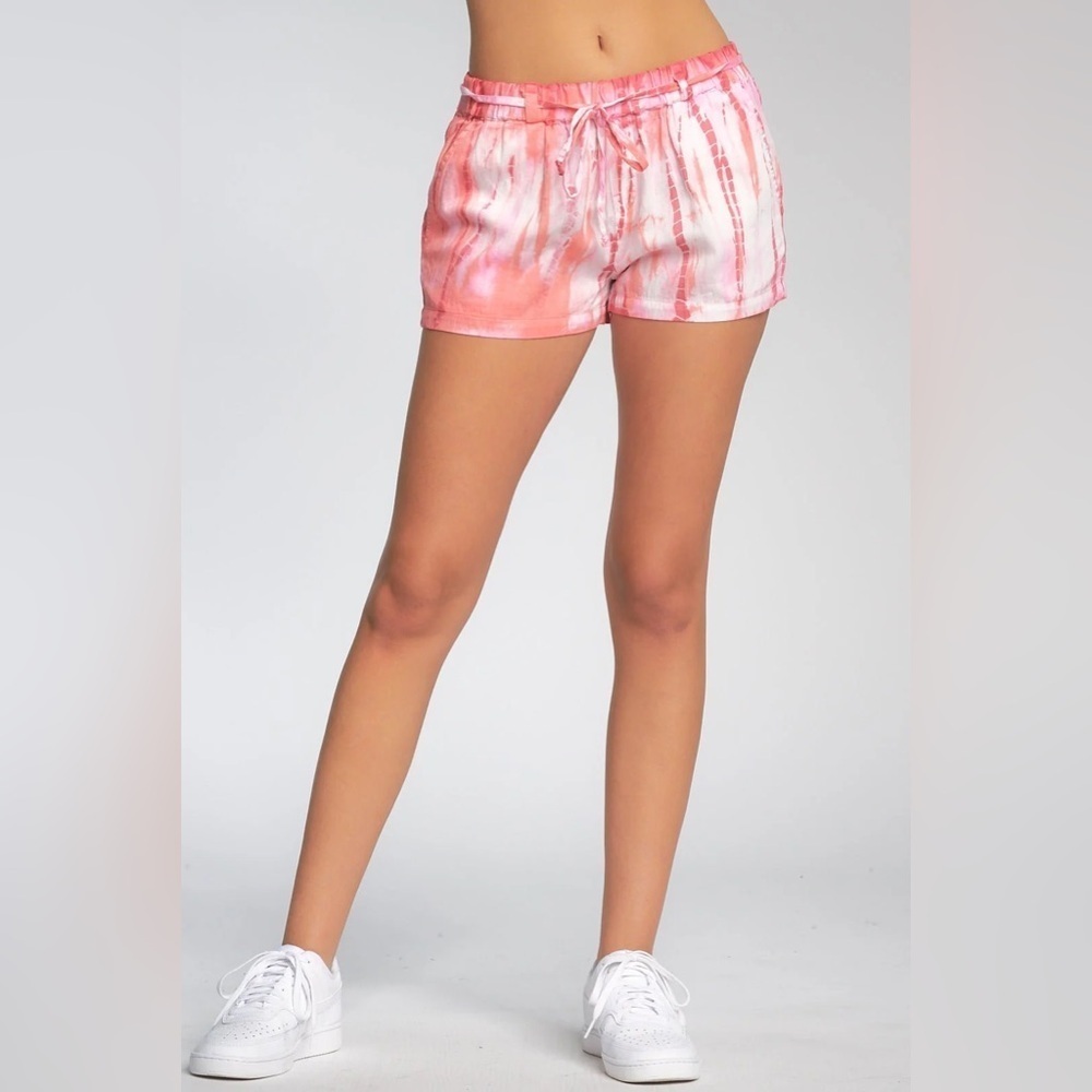 Elan Tie Die Drawstring Waist Shorts